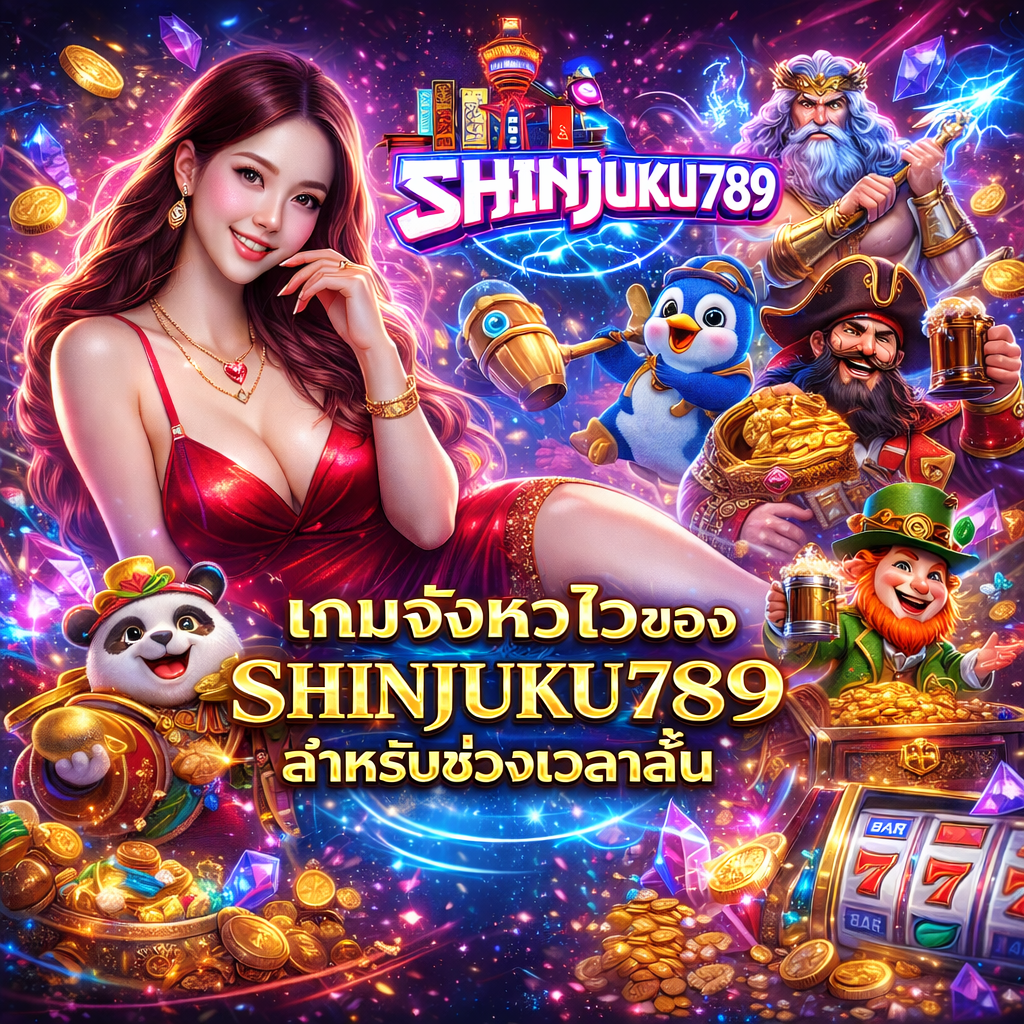 เกมจังหวะไวของ SHINJUKU789 สำหรับช่วงเวลาสั้น